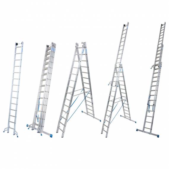 Multipurpose rung ladder with wall castors for rent