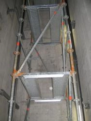 Scaffolding for elevator shafts - Litex Tower