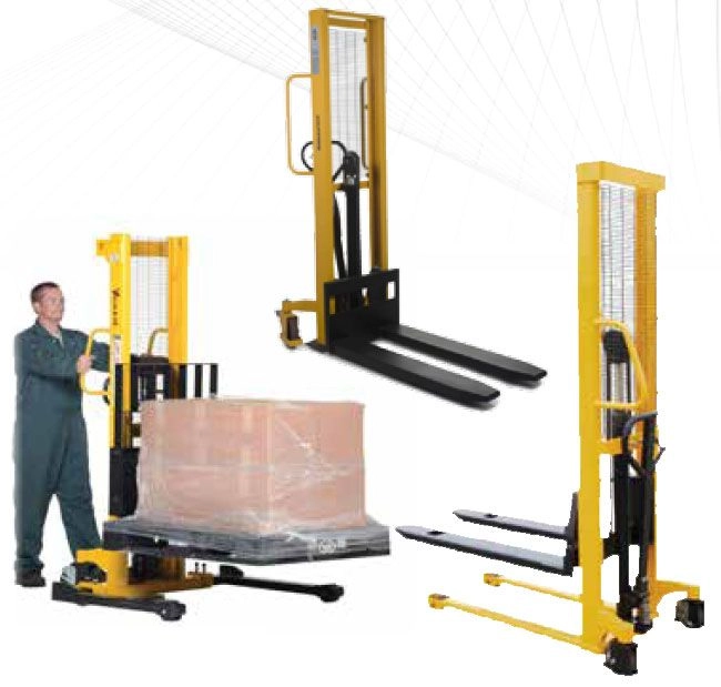 Hand operated pallet stacker for rent